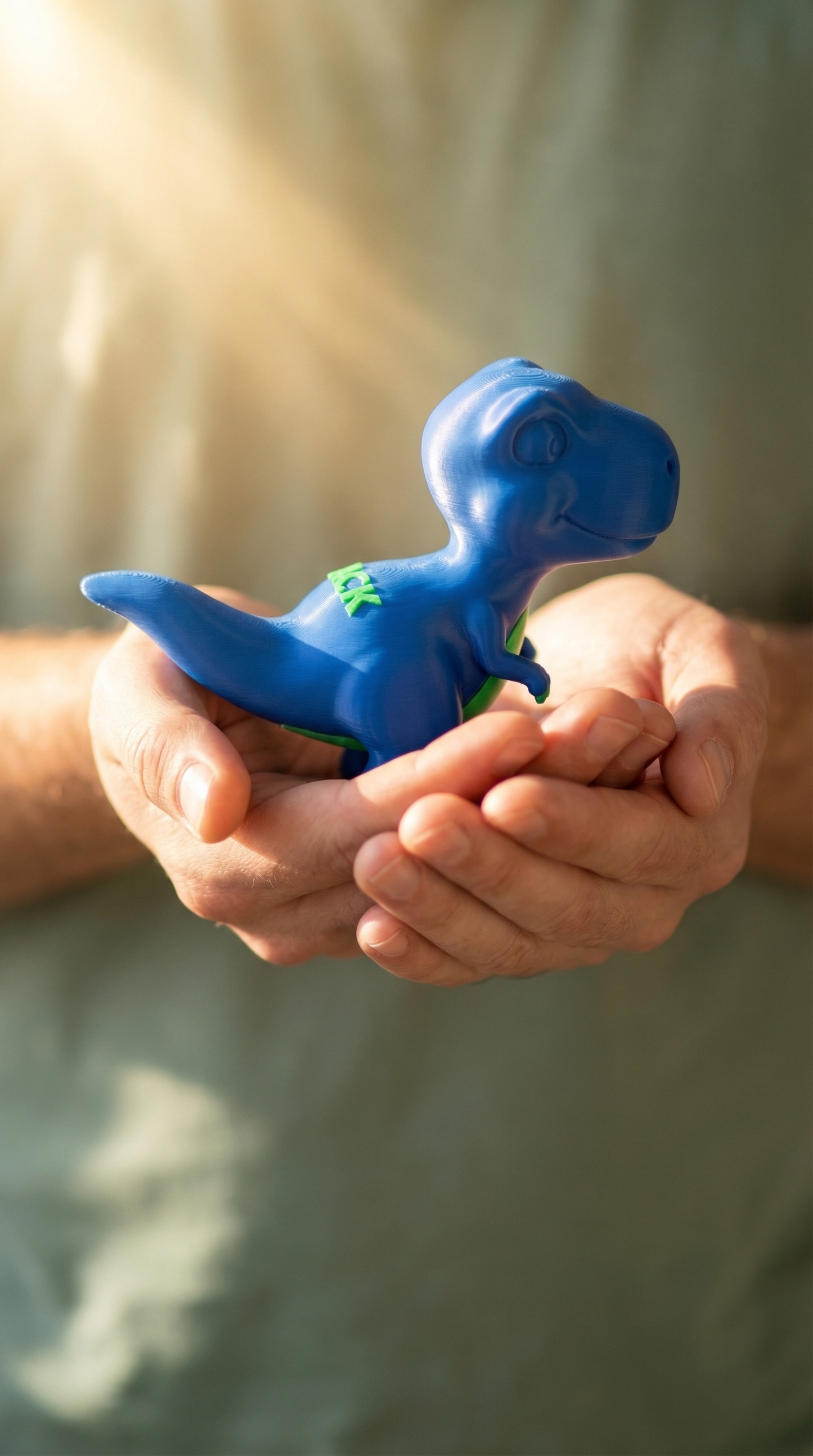 Dean the Dino - Personalized 3D Printed Dinosaur Figurine